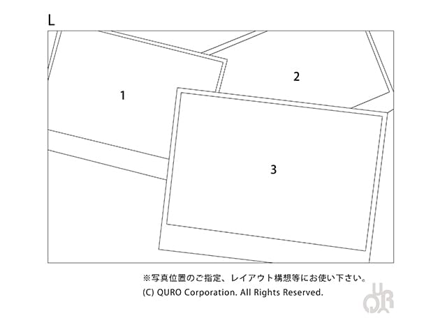 型番【L】画像配置図