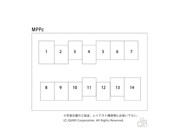 型番【mppc】画像配置図