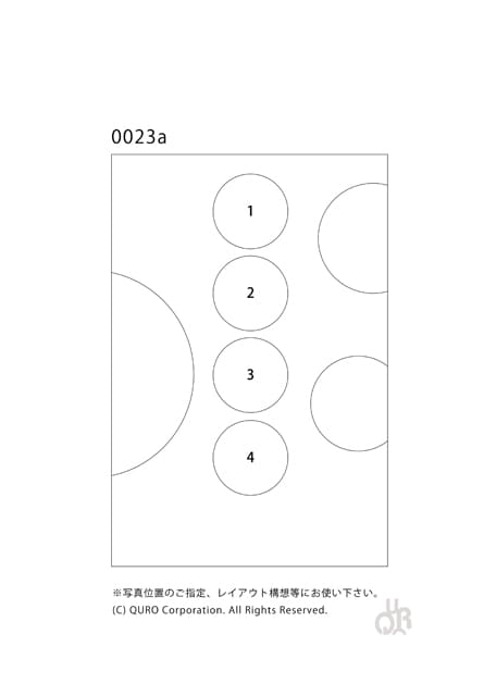 型番【0023a】画像配置図