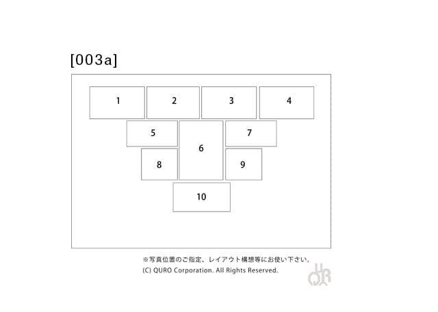 型番【003a】画像配置図