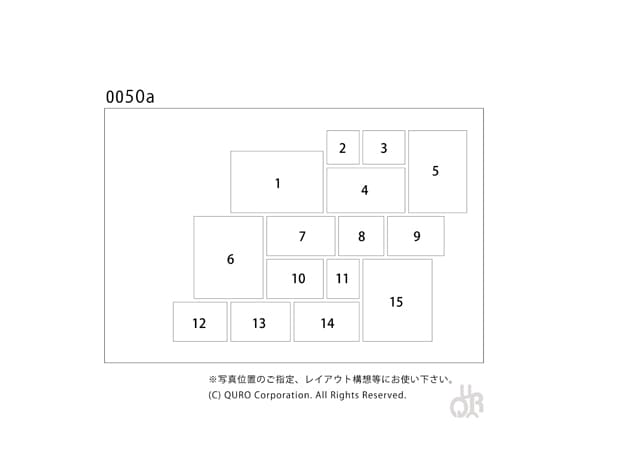 型番【0050a】画像配置図