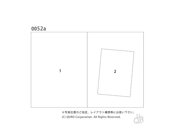 型番【0052a】画像配置図