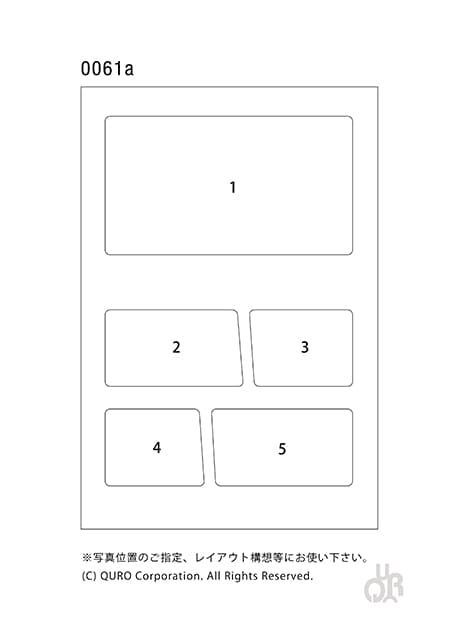 型番【0061a】画像配置図