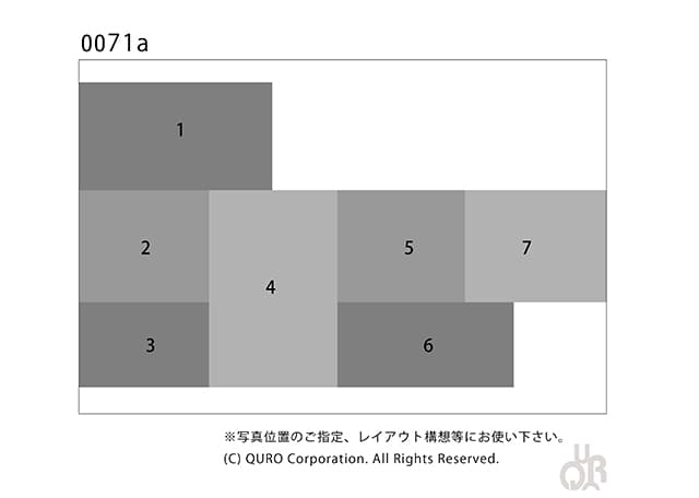 型番【0071a】画像配置図