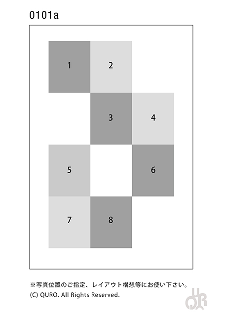 型番【0101a】画像配置図