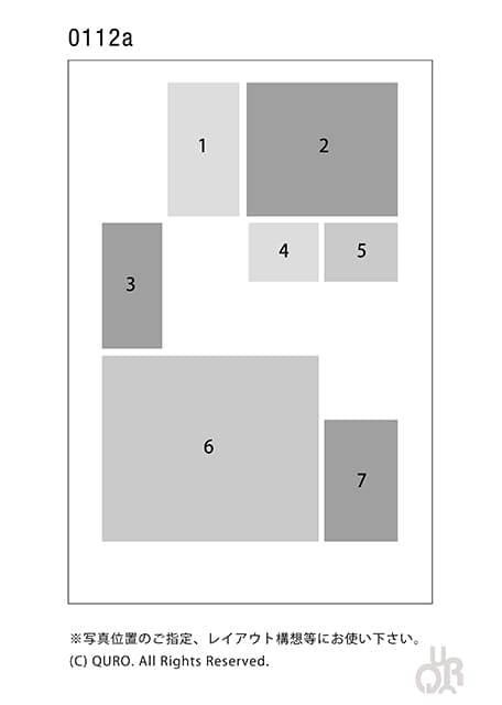 型番【0112a】画像配置図