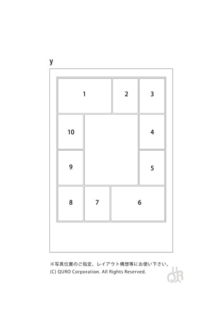 型番【y】画像配置図